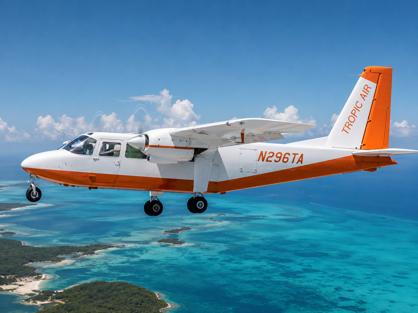Britten-Norman Islander twin-engine aircraft