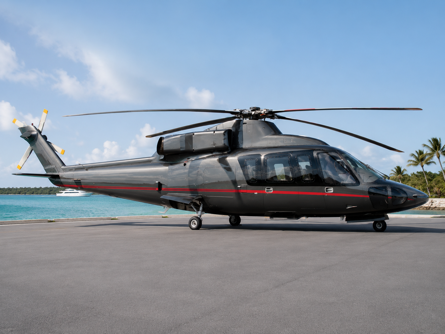 Helicopter available for mission-reviewed charter inquiries