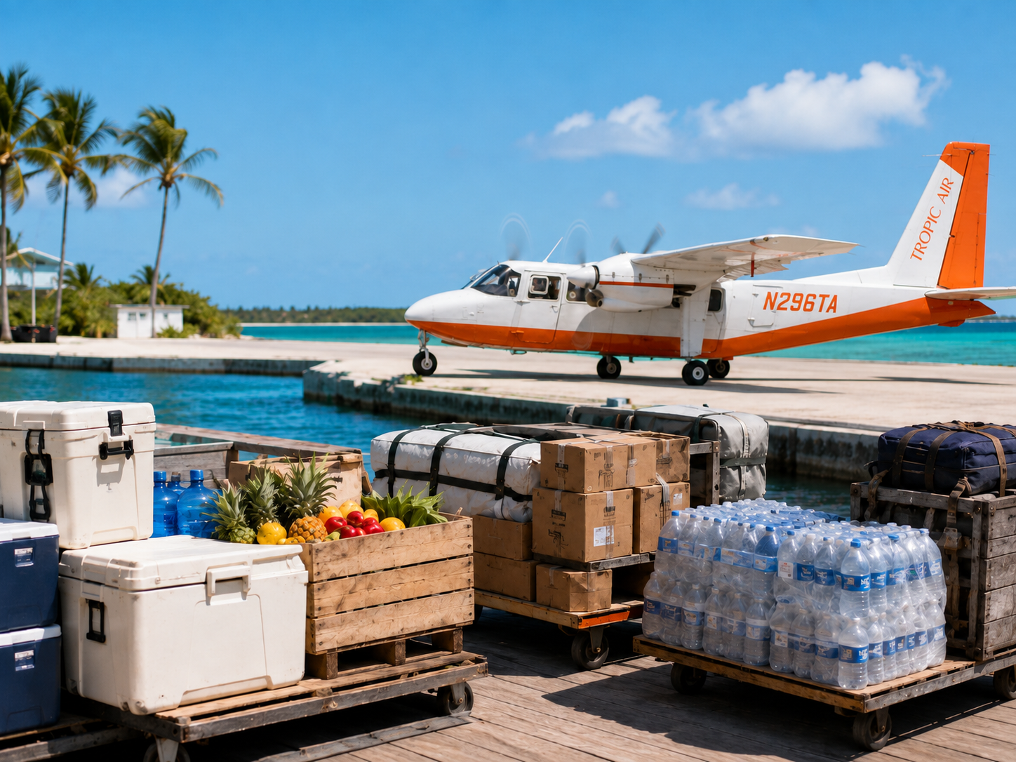 Island logistics and supply support in The Bahamas